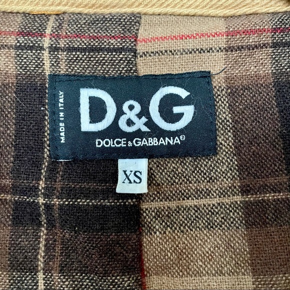 Vintage Dolce & Gabbana Utility Jacket Challenger Tan XS Small - Picture 4 of 4
